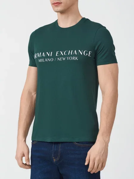 Футболка Armani Exchange зеленая
