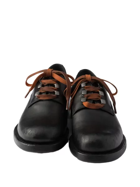 Pantofi Prada cu șireturi din piele negru