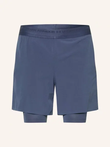 Under Armour 2 V 1 Tréninkové Šortky Ua Vanish Elite modrá