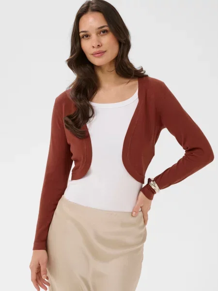 Kaffe Bolero KAAstrid cranberry roșu