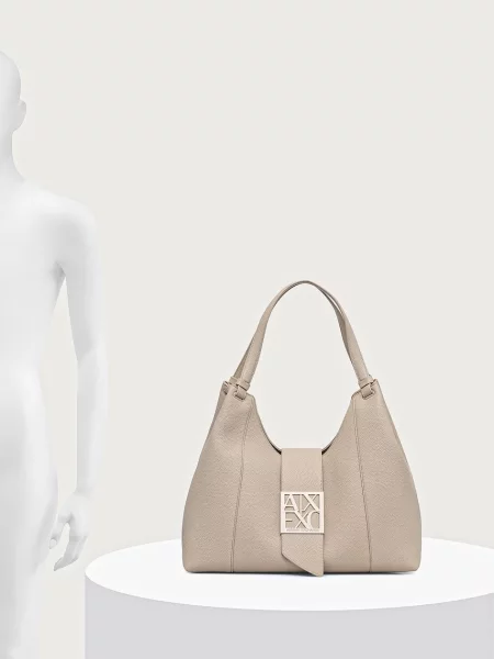 Armani Exchange női műbőr táska bézs
