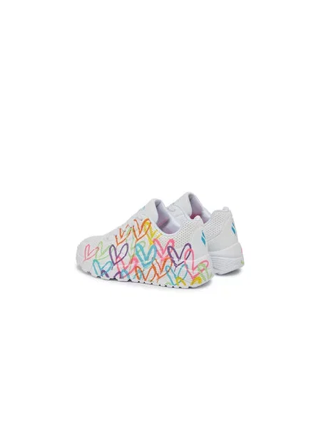 Sportcipők Skechers Uno Lite Spread The Love fehér