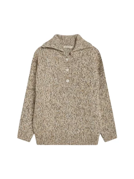 Sweter The New Society wełniany beżowy