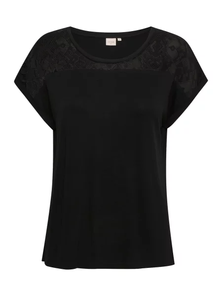 Cream Tricou negru