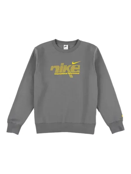 Șapcă Nike tricotate cu imagine cu decolteu rotund albastru
