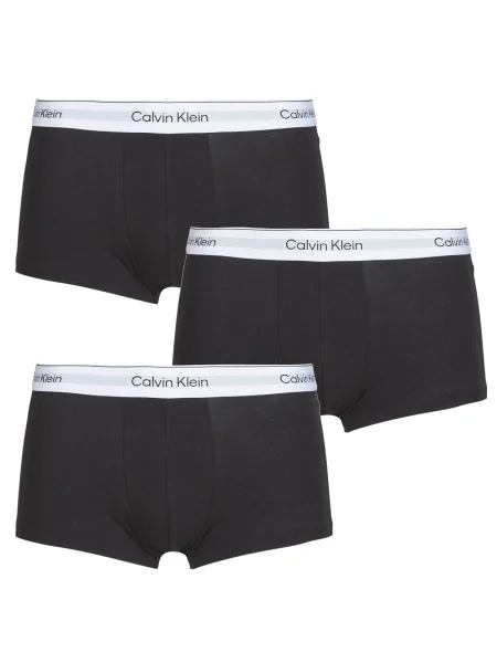 Blugi Calvin Klein cu talie joasă negru