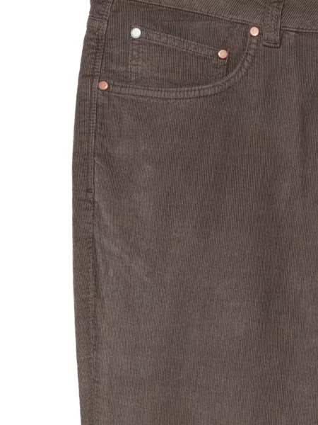 Pantaloni Boglioli de catifea cord maro