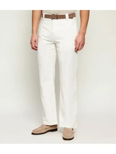 La Martina Pantaloni | cu adaos de in alb