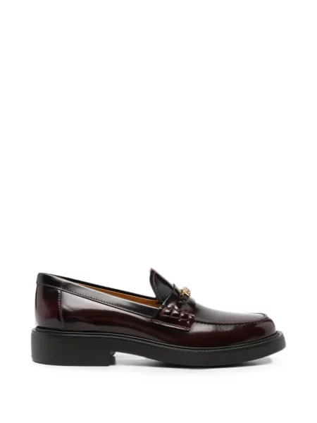 Pantofi loafer Tod's din piele cu autograf roșu
