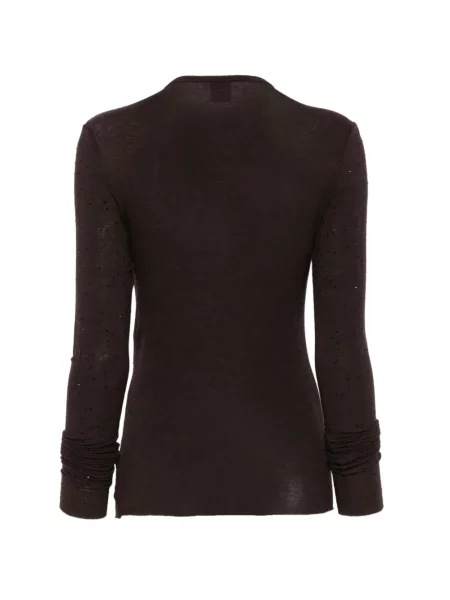 Stras lung tricou Alysi maro