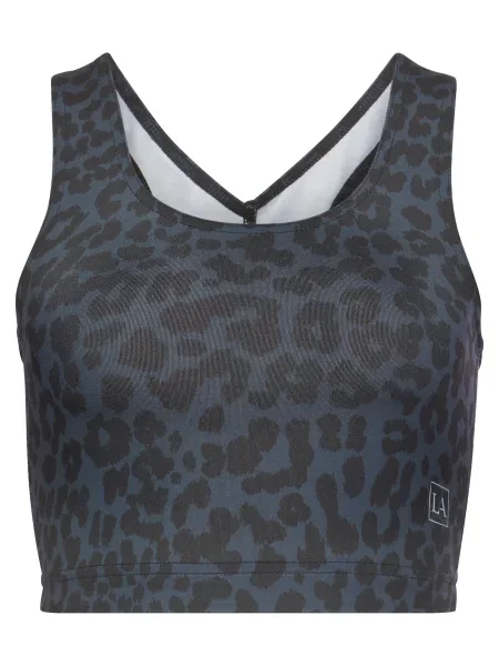 LASCANA ACTIVE Sport top albastru / negru alb