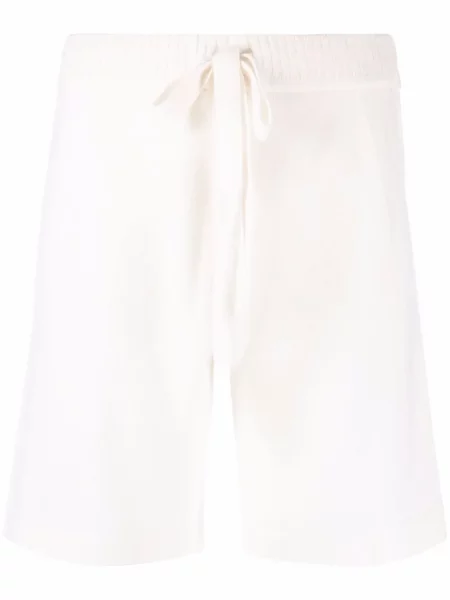 Pantaloni scurți P.a.r.o.s.h. tricotate alb