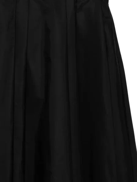 Plisirana plisirana suknja Juun.j iznad koljena crna