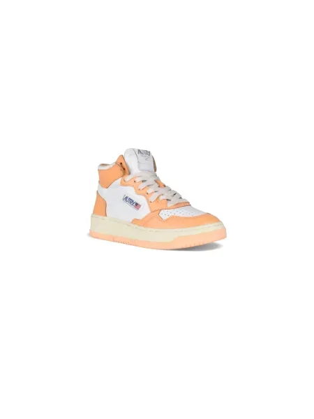 Sneakersy Autry pomarańczowe