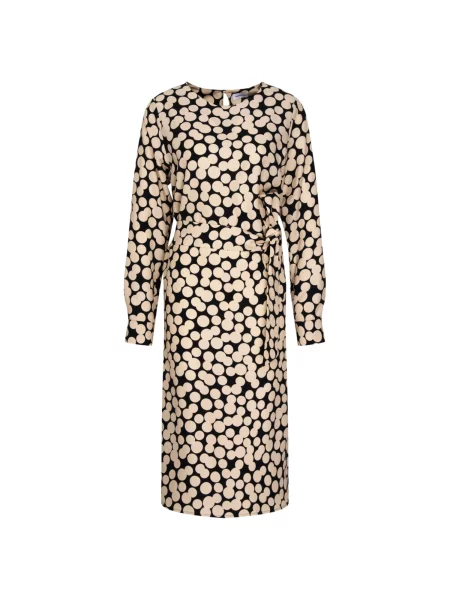 SEIDENSTICKER Rochie bej negru