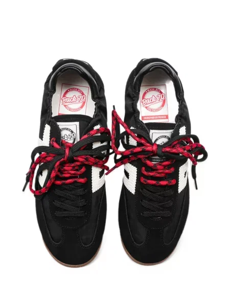 Sneakerși Back 70 din piele de căprioară negru