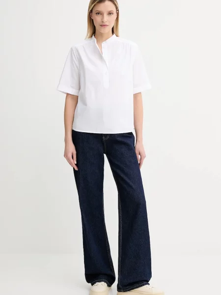 Блузка Marc O'Polo однотонна білий