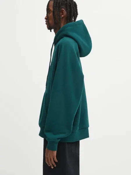 Μπλούζα Carhartt WIP Hooded Ray Sweat πράσινο