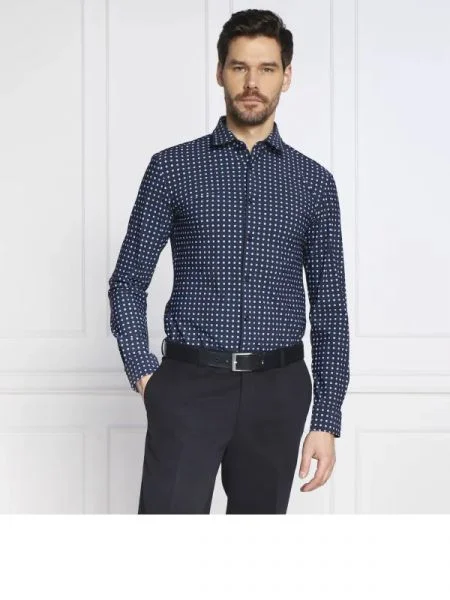 BOSS BLACK Cămașă Roan_F negru