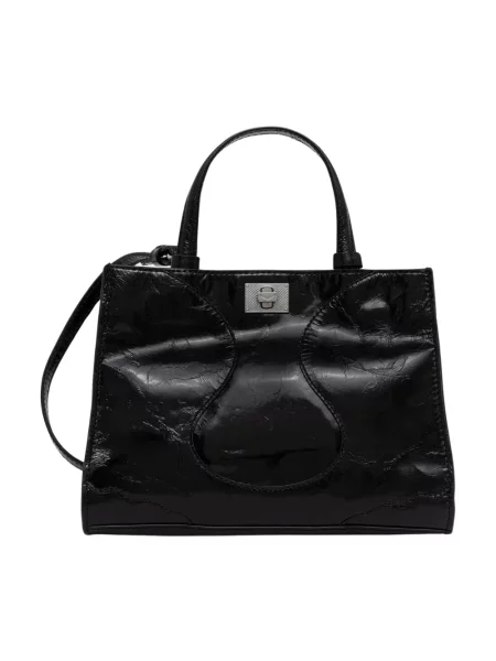 Torebka Zadig&voltaire skórzana retro czarna