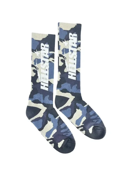 Șosete Hellstar cu model camuflaj albastru