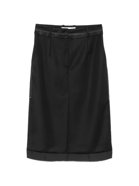 Fustă midi Tela negru