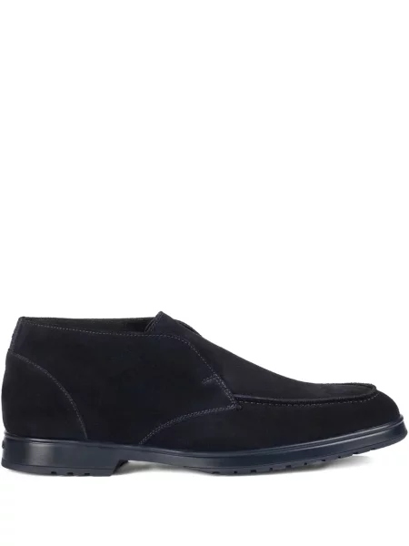 Botine Doucal's din piele de căprioară slip-on albastru