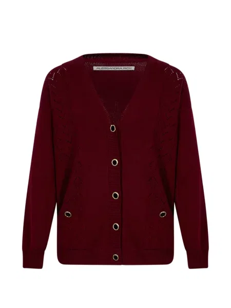 Cardigan Alessandra Rich tricotate roșu