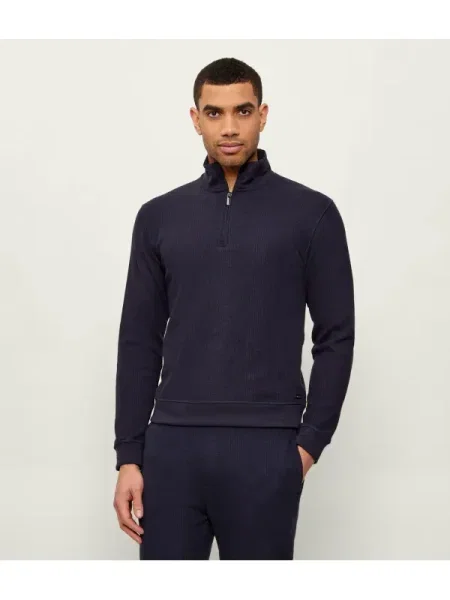 BOSS BLACK Hanorac Structure negru