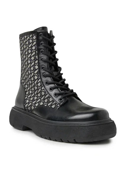 Кубинки Pepe Jeans YOKO JACQUARD с платформа черно