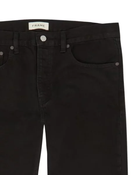 Jeansy straight leg Frame czarne