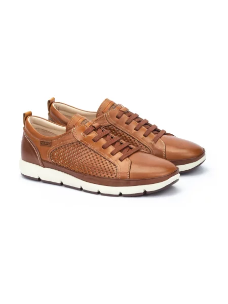 Sneakersy Pikolinos skórzane brązowe
