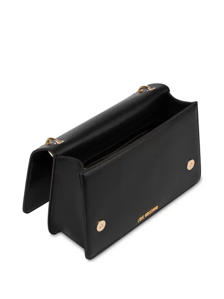 Geantă Love Moschino cu autograf negru