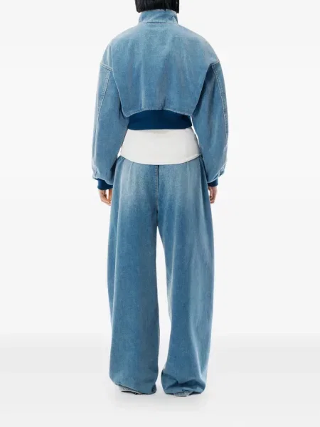 Pantaloni Alexander Wang albastru
