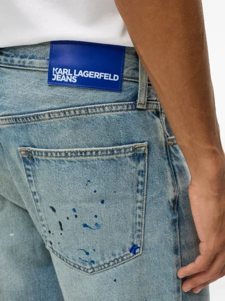 Blugi Karl Lagerfeld Jeans albastru