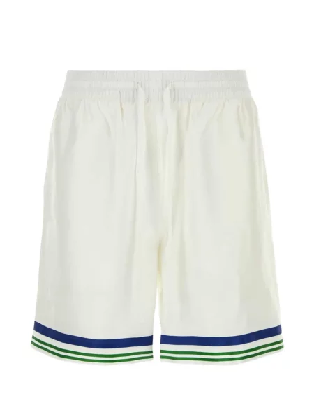 Saténové kraťasy Casablanca bílé