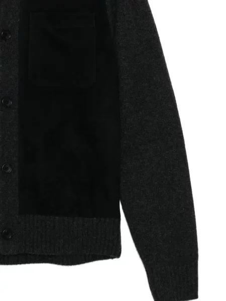 Cardigan James Perse cu buzunare aplicate gri