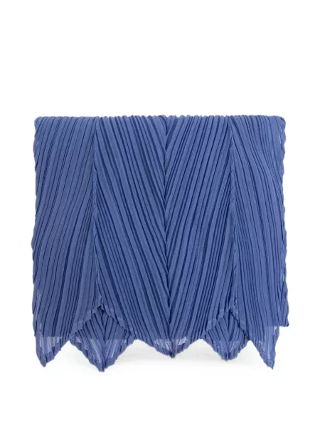 Fular Pleats Please Issey Miyake albastru