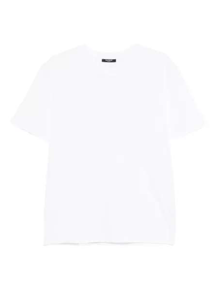 Къс тениска Balmain бяло