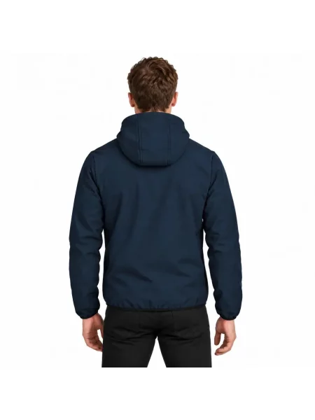 Kurtka turystyczna Softshell Norway wodoodporna niebieska