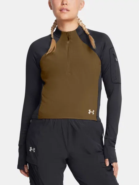 Bežecké tričko Under Armour sivá