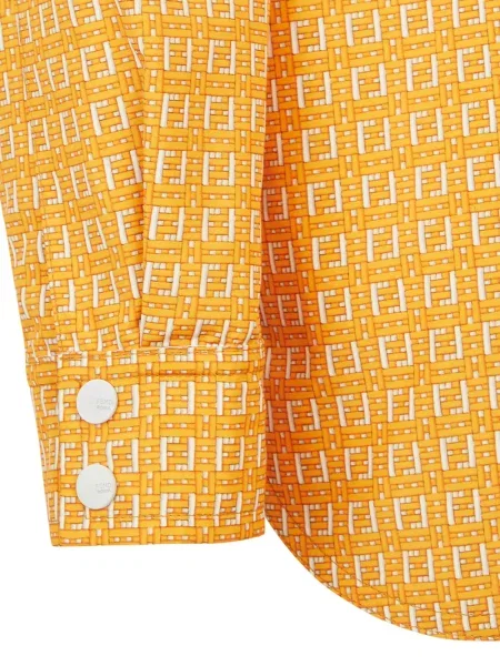Cămașă Fendi cu imagine lungă portocaliu