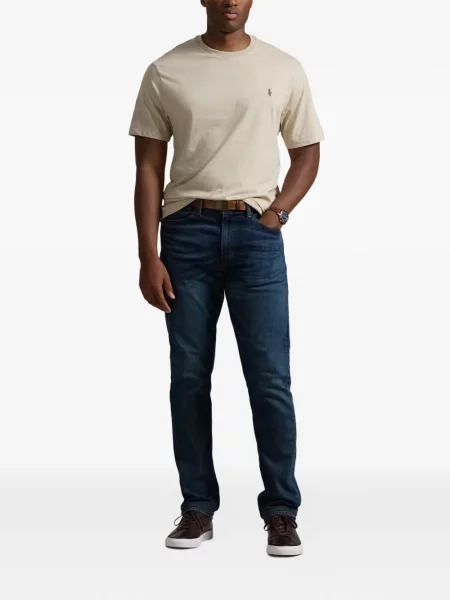 Șosete Polo Ralph Lauren cu broderie în carouri de flanelă verde