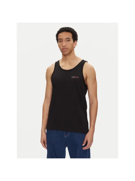 Póló Tommy Jeans fekete