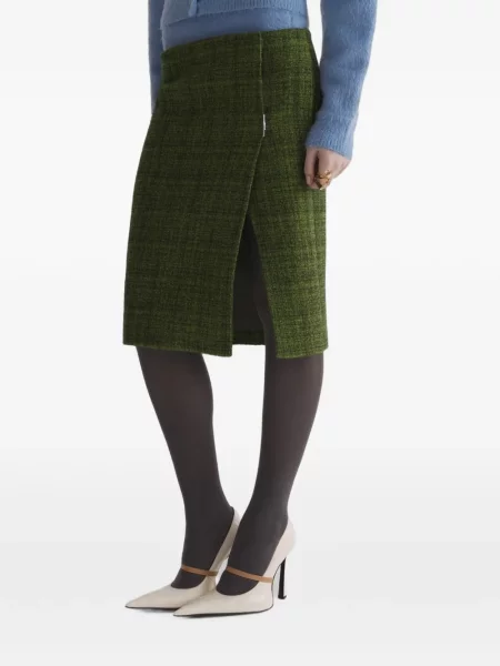 Fustă Mugler plic verde