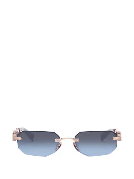 Ochelari de soare Balmain cu imprimeu geometric roz