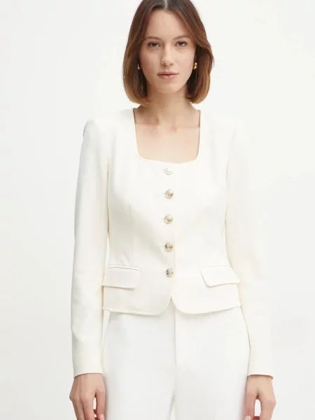 Sako Marciano Guess MASHA jednoredno zakopčavanje bez uzorka bež