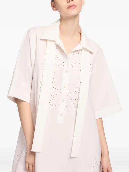 Костюм рокля тип риза Elie Saab бяло