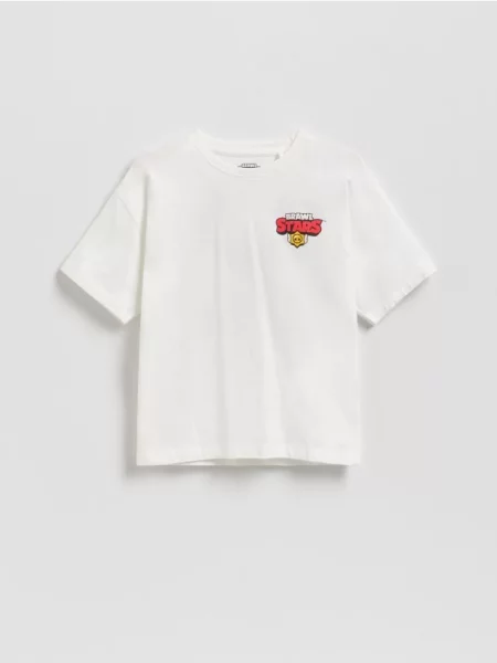 Reserved Tricou Brawl Stars crem