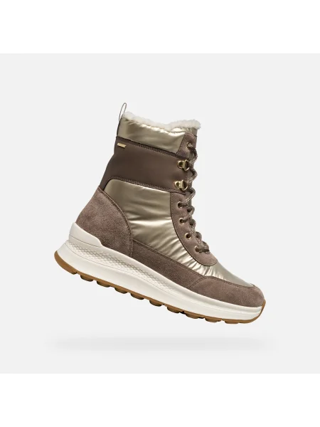 Geox botine D SPHERICA ACTIF X2 cu plat izolat maro